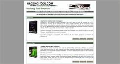 Desktop Screenshot of hacking-tool.com